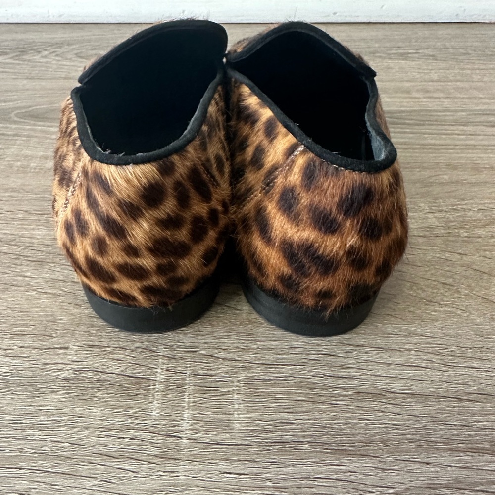 Frame Le Verona Genuine Calf Hair Loafer in Leopard New - Picture 5 of 7